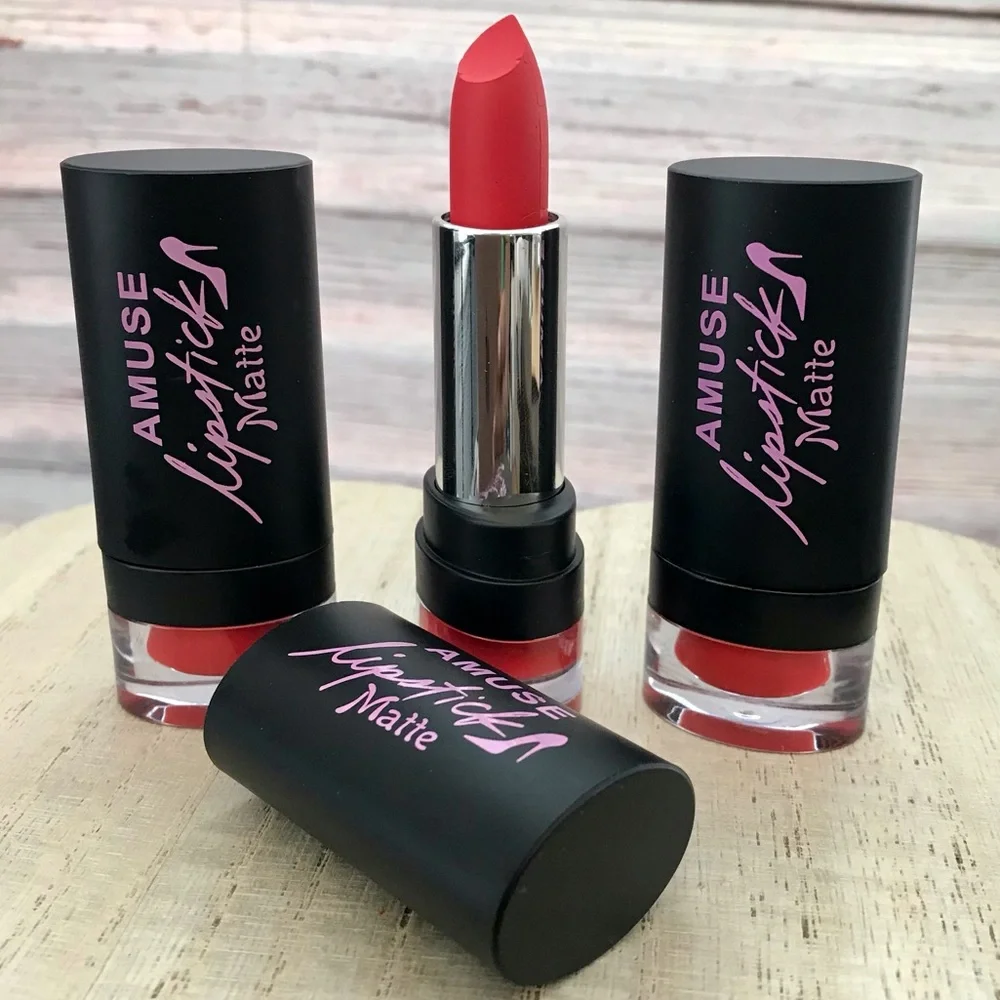 🆕3pcs Amuse Matte Lipstick